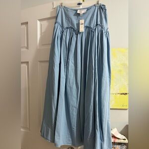NWT Mare Mare Basque waist maxi skirt